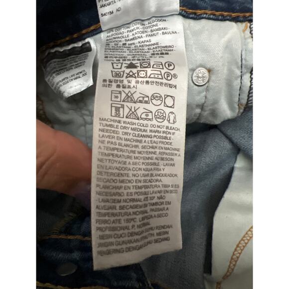 Levi 569 Mens Relaxed Straight Jenas Size 36 (Waist & Length Has Been Adjusted) - Picture 8 of 8